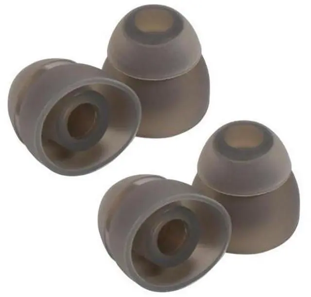 Main image of Replacement Double Flange Ear Tips Earbuds Silicone Pads For In Ear Headphones In-Ear Hole 4.5mm(for GT)