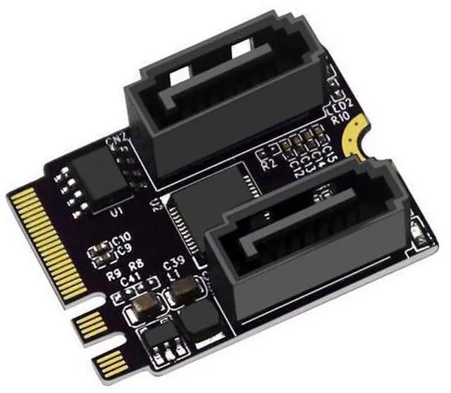 Main image of M2 To SATA3.0 Expansion Card KEY A + E WIFI M.2 To SATA Hard Disk Adapter Card Without Driver Installation