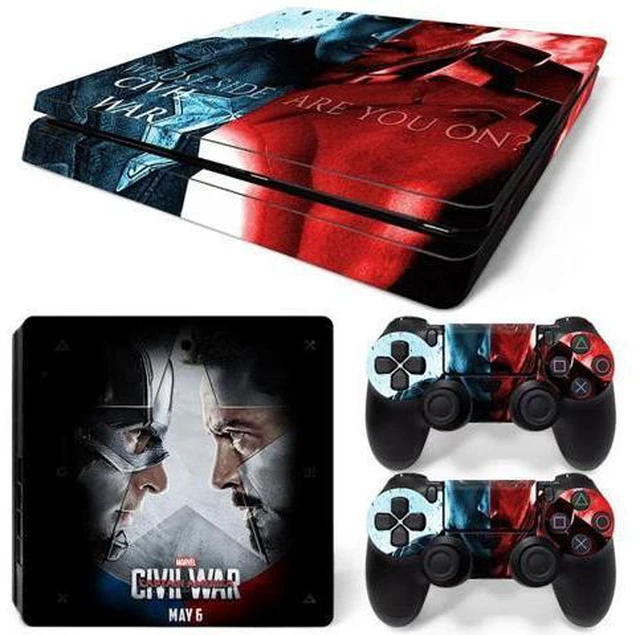 Main image of Skin Sticker Protective Film for Slim PS4 PS4Slim Console Controller Accessorie GamePad Cover(TN-PS4Slim-0351)