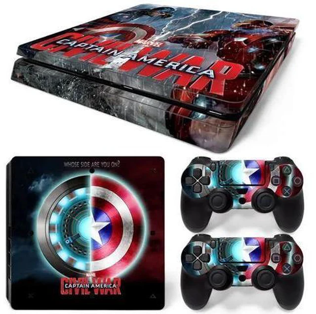 Main image of Skin Sticker Protective Film for Slim PS4 PS4Slim Console Controller Accessorie GamePad Cover(TN-PS4Slim-0349)