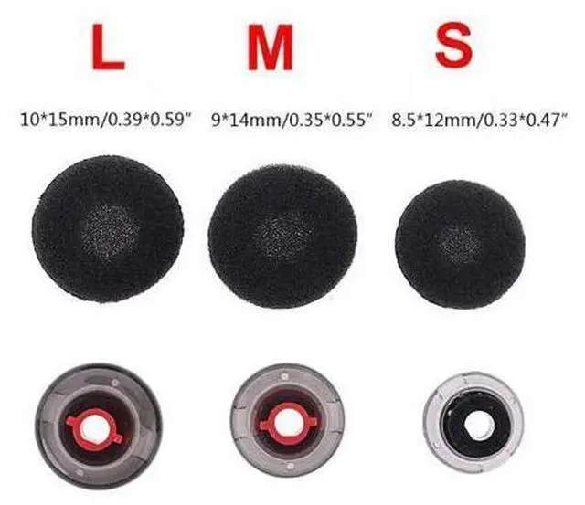 Alt view image 6 of 6 - 3 Ps Replacement Silicone Ear Buds Headset Earbuds Replacement Eargel Headphnoe S/for M/L for VOYAGER 5200 Headset