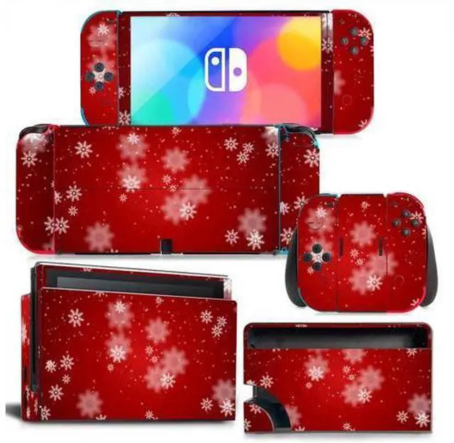 Main image of Christmas Candy Color Skin Sticker Decal for Switch NSConsole Controller Dock Skin Vinyl Para(1208)