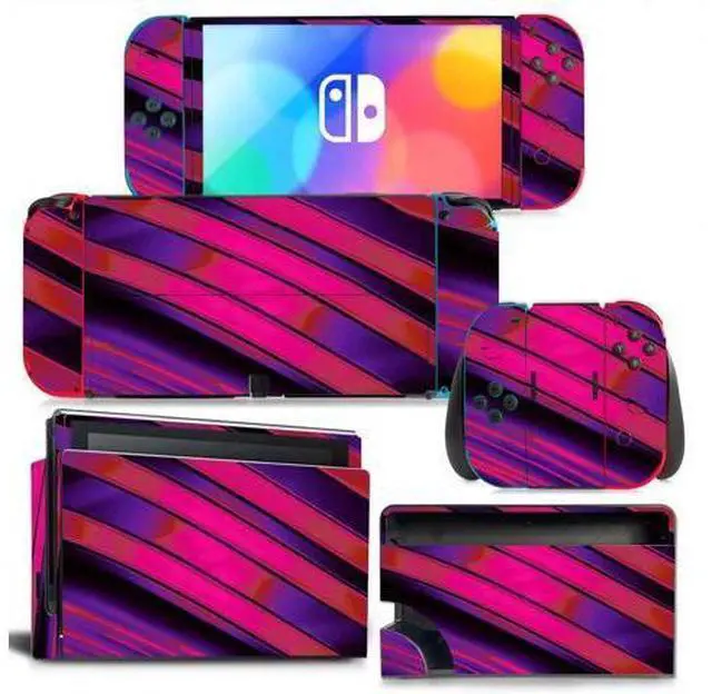 Main image of Christmas Candy Color Skin Sticker Decal for Switch NSConsole Controller Dock Skin Vinyl Para(1214)