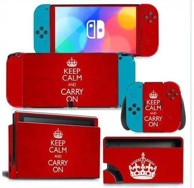 Main image of Christmas Candy Color Skin Sticker Decal for Switch NSConsole Controller Dock Skin Vinyl Para(1227)