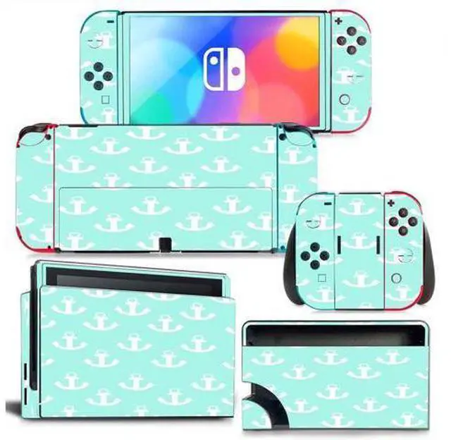 Main image of Christmas Candy Color Skin Sticker Decal for Switch NSConsole Controller Dock Skin Vinyl Para(1216)