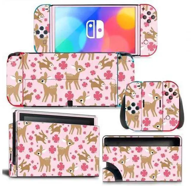 Main image of Christmas Candy Color Skin Sticker Decal for Switch NSConsole Controller Dock Skin Vinyl Para(1221)