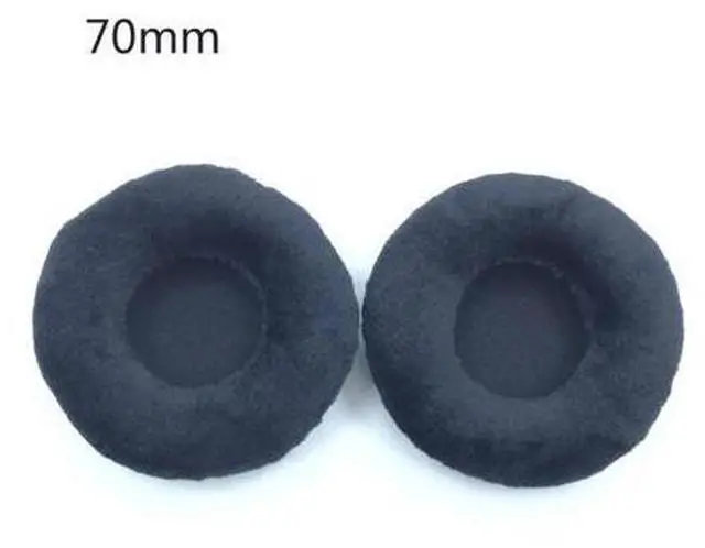 Main image of 2Pieces Comfortable Earpads Cushion 60mm-110mm Headphone Earmuffs(70mm)
