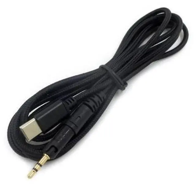 Alt view image 4 of 6 - Aux Cable Type-c To 2.5 mm Cord Earphone for ATH-M40X M50X M60X M70X