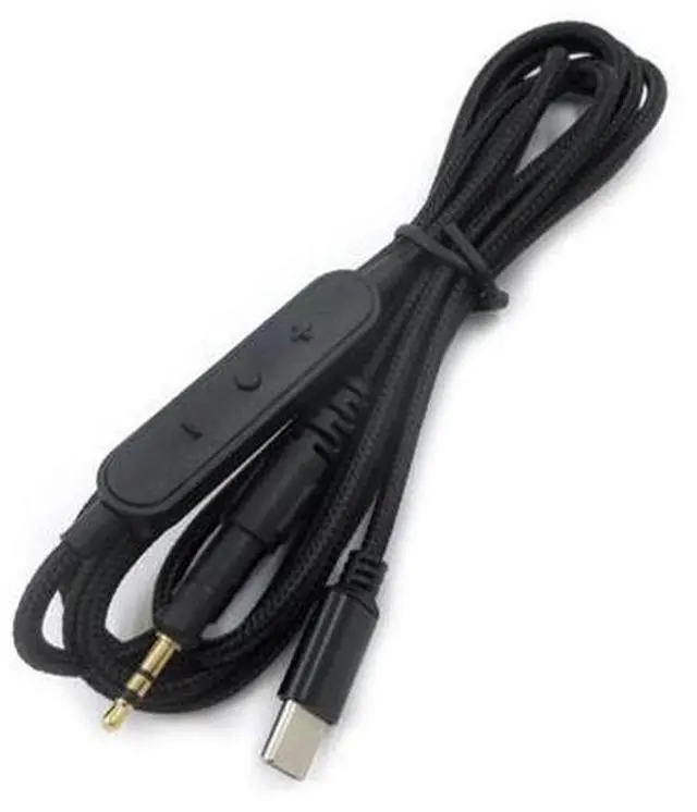 Alt view image 3 of 6 - Aux Cable Type-c To 2.5 mm Cord Earphone for ATH-M40X M50X M60X M70X