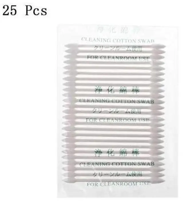 Main image of 25 Pieces/set Foam Cotton Swab Cleaning Swab Foam Tips Sponge Stick for Earphone for Smart Phone Tablet Charge Port(for DEEP Yellow)