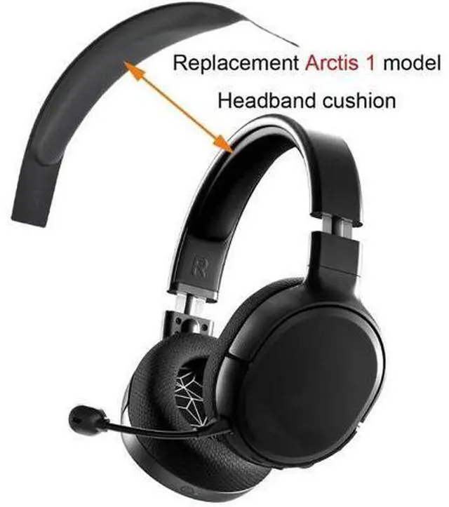 Alt view image 3 of 7 - Headphone Protective Cushion Pad for Arctis 1 Gaming Headset