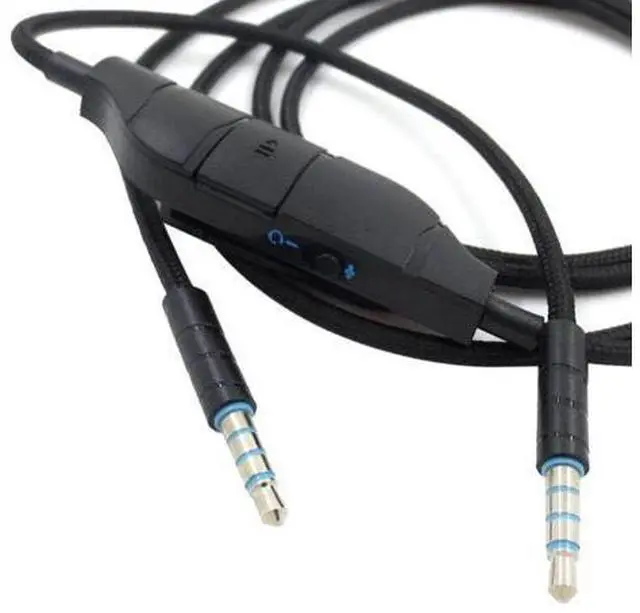 Alt view image 3 of 6 - 3.5mm Earphone Cable with Inline Control for G633 G933 Gaming Headset Headphone Accessories