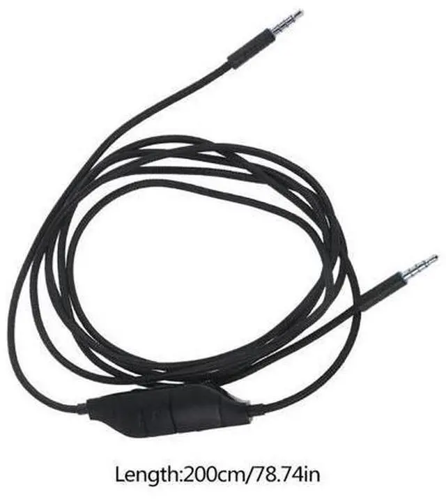 Alt view image 6 of 6 - 3.5mm Earphone Cable with Inline Control for G633 G933 Gaming Headset Headphone Accessories