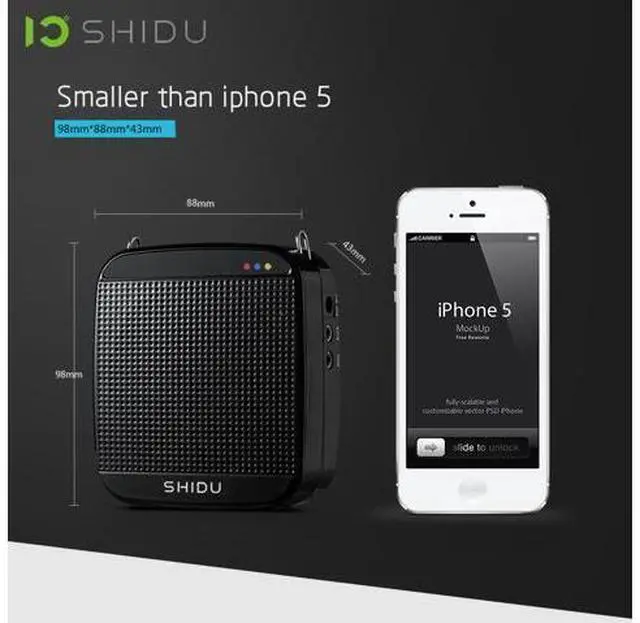 Alt view image 6 of 7 - BONAEVER Wireless Portable Voice Amplifier with UHF Headset Microphone 15W Rechargeable Portable Mini PA Systerm Loudspeaker Speaker for Teachers Fitness In Standructors Yoga Tour Guides
