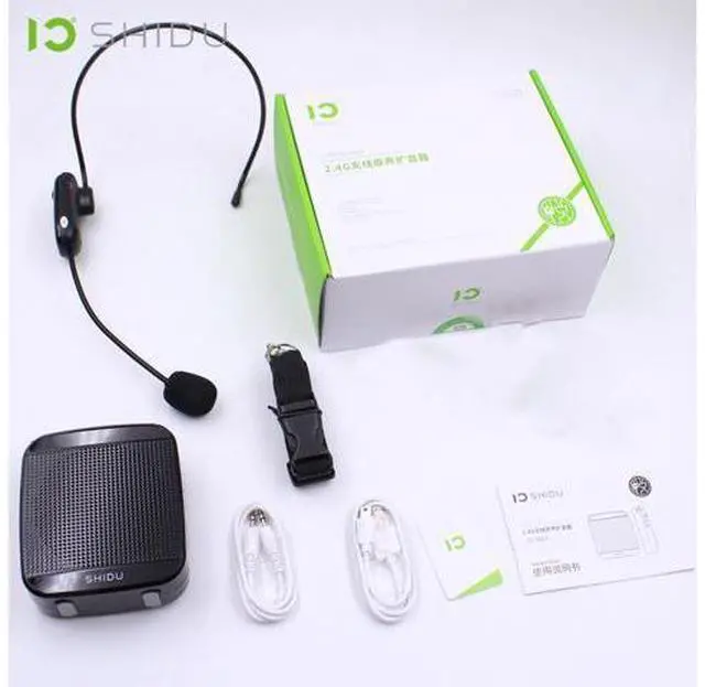 Alt view image 7 of 7 - BONAEVER Wireless Portable Voice Amplifier with UHF Headset Microphone 15W Rechargeable Portable Mini PA Systerm Loudspeaker Speaker for Teachers Fitness In Standructors Yoga Tour Guides