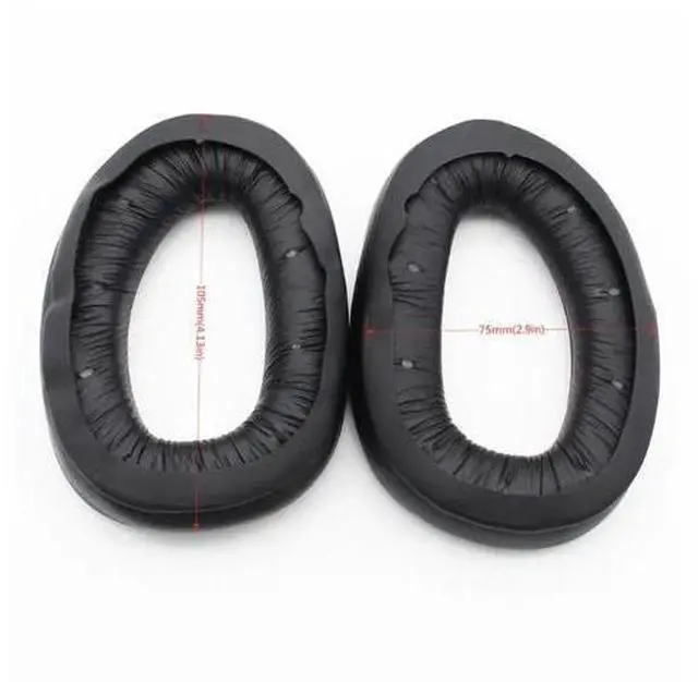 Alt view image 6 of 6 - Over-Ear Foam Earphone Earpads Cover 2 PCS Memory Foam Sponge Replacement for GSP 301 302 303 350 Headphones