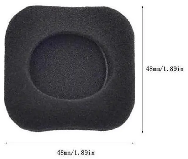 Alt view image 6 of 6 - 2 Pieces Ear Pad Cushion Sponge Cover Soft Foam Ear Pads for H150 H130 H250 H151 Replacement Soft Comfortable to Wear