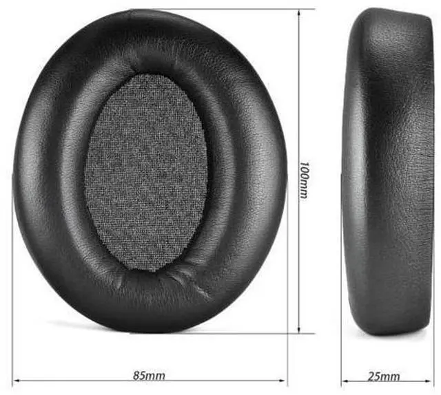 Alt view image 6 of 6 - Protein Ear Pads for RP-HD601N HD605N HD805N Headset Ear Cushions Replacement