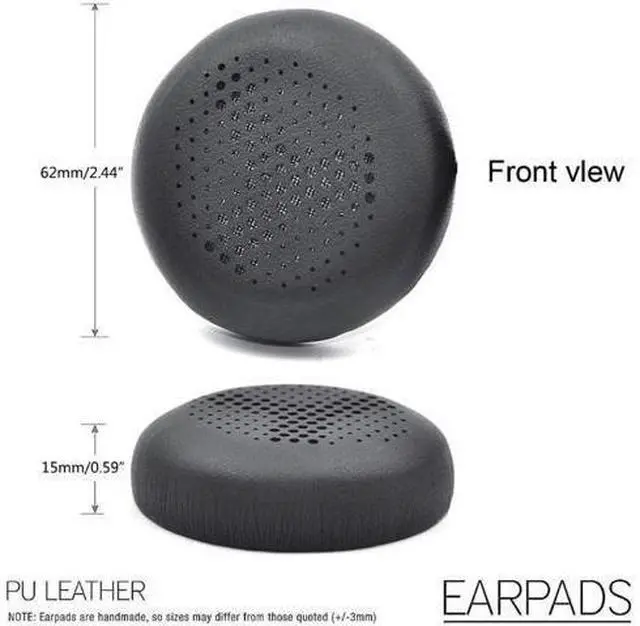 Alt view image 6 of 6 - Protein Ear Pads for Y500 Headphone Sleeves Earmuff Easily Replaced Ear Pads Headphone Sleeves with Buckle