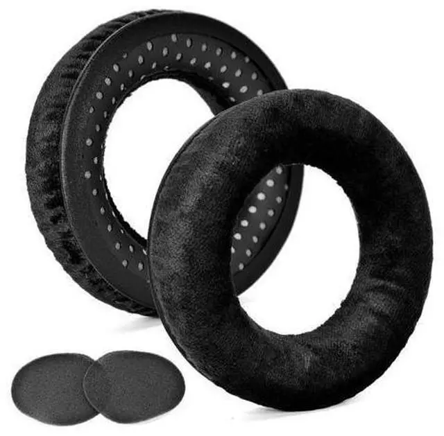 Main image of 1 Pair Soft Sponge Ear Pad Earmuff Replacement Earpad Ear Sponge Sleeve Leather Earmuffs for DT990 DT880 Cover(Black)