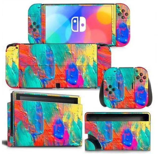 Main image of Printing Skin Sticker Decal for Switch NSConsole Controller Dock Skin Vinyl Protective Film Para Coque(1234)