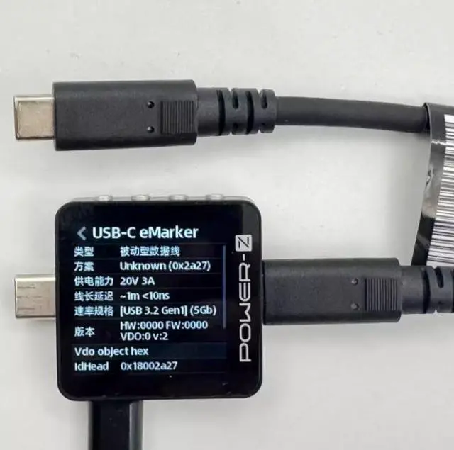 Alt view image 4 of 5 - dual-Type-Chigh-speed data cable for UsB 3.2 fast charging PD 60W for seamless mobile screen projection in 4K@60