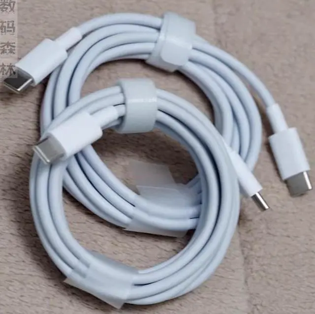 Alt view image 5 of 5 - 1.8-meter white original 3.3A notebook mobile phone PD65W fast charging dual type-C cable C2C compatible with MatebooK