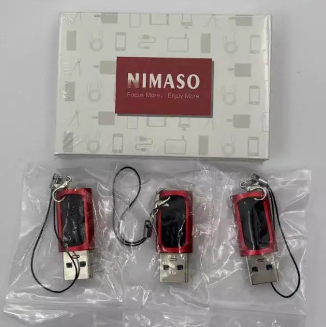 Main image of The original NlMASO high-speed USB 3.0 to USB-C adapter connector issuitable for iPhone 15 and Android iPad. 3PKC