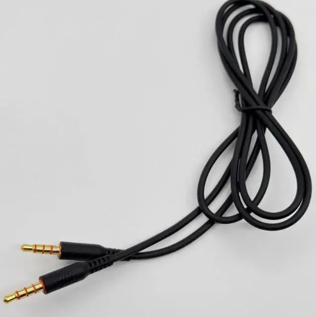 Alt view image 2 of 5 - Suitable for original 1.2-meter3.5mm four-joint plug microphone live sound card connection cable forrecording audio lines