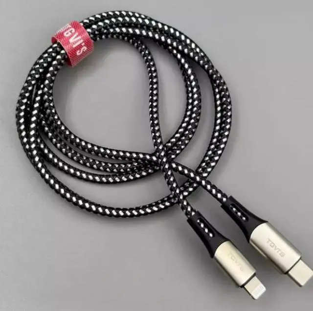 Main image of TGVl's original C94 certified PD fast charging cable MFl data cable iscompatible with Apple iPhone 15/14/13 Pro, iPad, and 12.