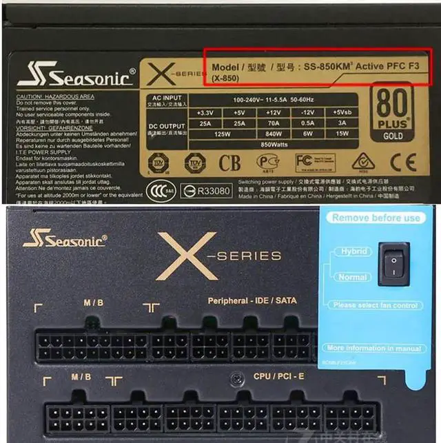 Alt view image 3 of 5 - CPU 8Pin to 8Pin (4+4Pin) Power Supply Cable ATX 12V P4 to P8 For Seasonic X Series X-1050XM2,X-1250XM2, X-650 KM3, X-750 KM3, X-850 KM3 Mining Power Cable
