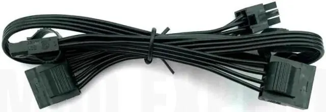 Alt view image 3 of 6 - Original Seasonic 6Pin to 4 Molex IDE 4Pin Female Peripheral Modular Power Cable for Seasonic Snow Silent 750W 1050W 1250W Power