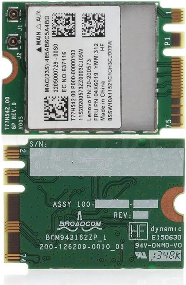 Alt view image 2 of 6 - WIFI Card Bluetooth 4.0 Dual-band Wireless for G50-30 45 70 70M Z50-70-75