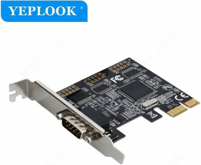 Alt view image 2 of 2 - PCIe to Single Serial Port DB9 RS232 PCI-E x1 Serial Card Expansion Adapter Converter Chipset ASIX AX99100 for Desktop Computer