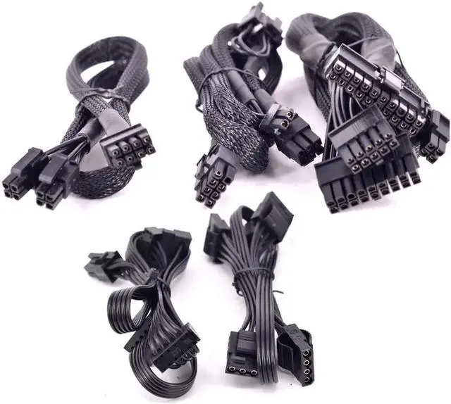 Alt view image 2 of 6 - Seasonic CPU 8pin to 4+4pin Power Supply Cable ATX 12V P4 to P8 With Net for KM3 Series X-750 X-850 SS-1050XP3 M12II Evo Series 620 650 750 850 Snow Silent 750 1050 FOCUS PLUS Gold SSR-850FX