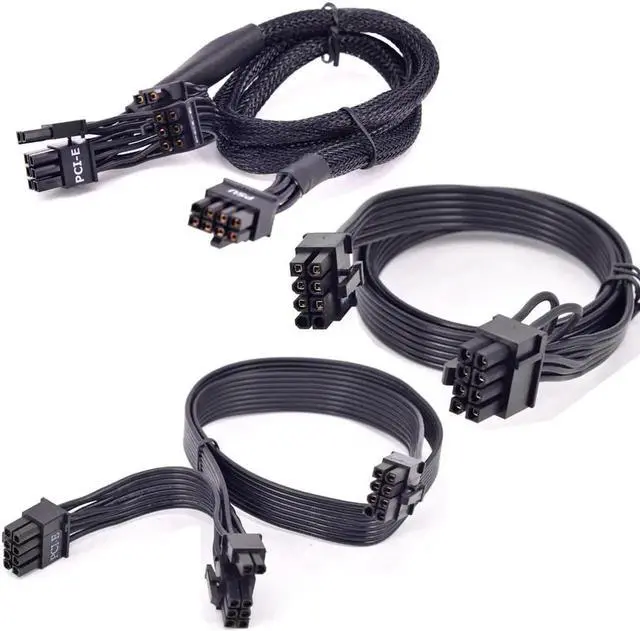 Alt view image 4 of 6 - Seasonic CPU 8pin to 4+4pin Power Supply Cable ATX 12V P4 to P8 With Net for KM3 Series X-750 X-850 SS-1050XP3 M12II Evo Series 620 650 750 850 Snow Silent 750 1050 FOCUS PLUS Gold SSR-850FX
