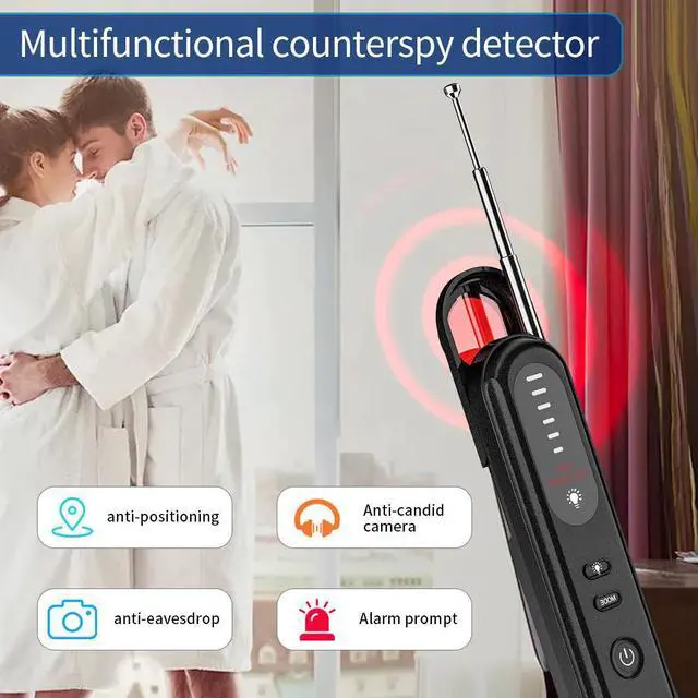 Alt view image 6 of 7 - T01 detector camera, infrared scanning detector for hotel ant-theft surveillance, GPs anti-positioning and anti-eavesdropping device