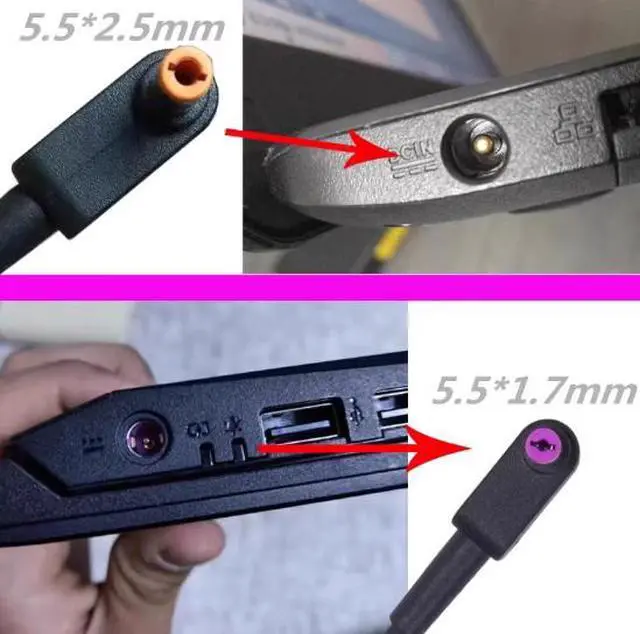 Alt view image 3 of 3 - Cable 19V 7.1A Adapter 135W