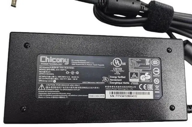 Alt view image 2 of 3 - A14-150P1A, Shenzhou 27-17 War God K670e power supply, 19.5V7.7A adapter, 150
