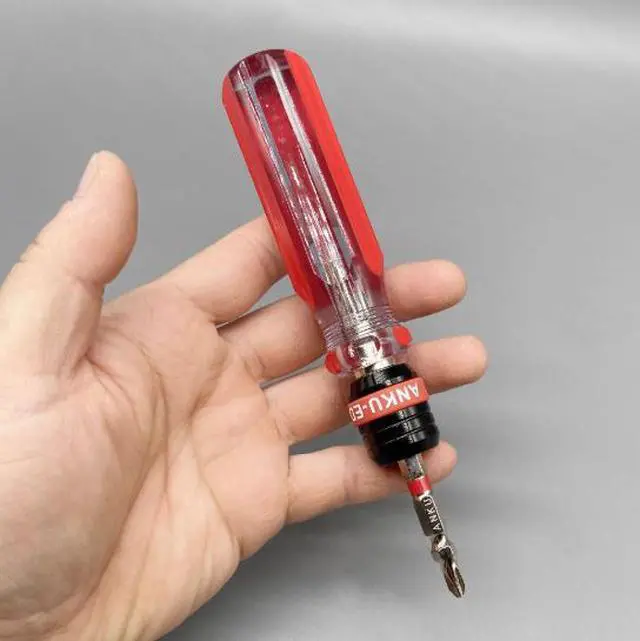 Alt view image 4 of 6 - Crystal screwdriver- double 6.35 head batch head screwdriver-quick-release screwdriver- 6.35 double chuck head double batch head screwd river