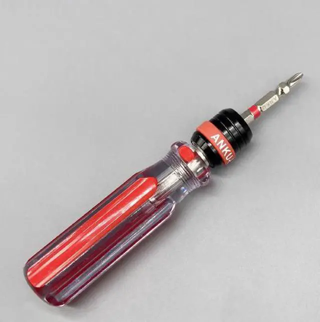 Alt view image 6 of 6 - Crystal screwdriver- double 6.35 head batch head screwdriver-quick-release screwdriver- 6.35 double chuck head double batch head screwd river