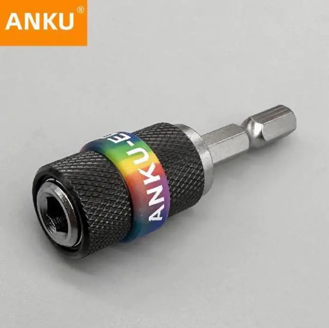 Alt view image 3 of 4 - Hexagonal handle conversion chuck 1/4 electric extension rod 6.35MM dril bit adapter conversion rod hand drill adapterelectric