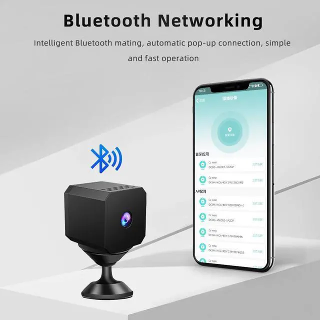 Alt view image 6 of 7 - F1 high-definition camera, plug-free camera for high-definition night vision, remote home security monitoring, outdoor sports camera