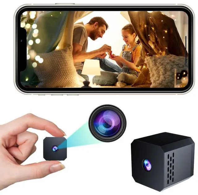 Alt view image 7 of 7 - F1 high-definition camera, plug-free camera for high-definition night vision, remote home security monitoring, outdoor sports camera