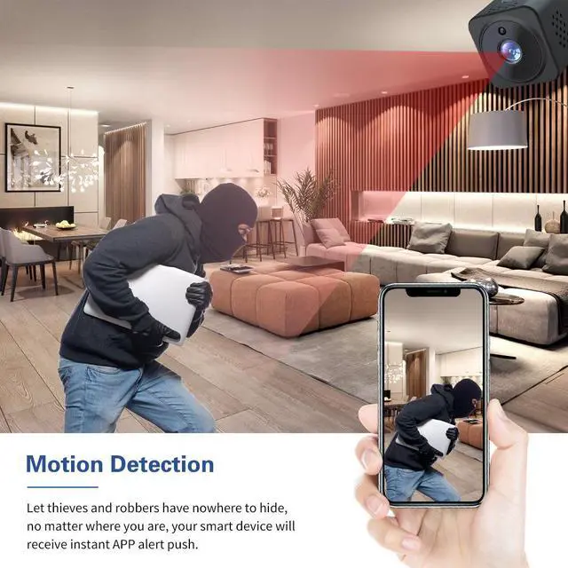 Alt view image 4 of 7 - AS02 Camera High Definition Two-Way Intercom Network Smart Camera Home Security Small Camera Outdoor Sports DV