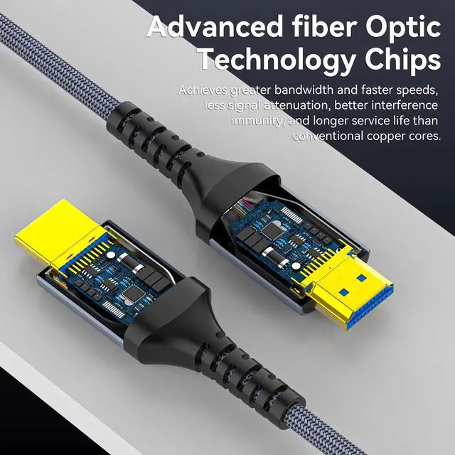 Alt view image 7 of 7 - 8K HDMI 2.1 Fiber(H134G) 80M