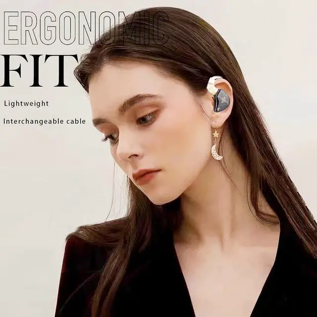 Alt view image 2 of 6 - Wan'er S.G, in Ear Headphones Wired,10 mm Dynamic Driver,in Ear Monitor,Gaming Earbuds,IEM Earphones,with 0.78mm 2 Pin Detachable Cable Brown