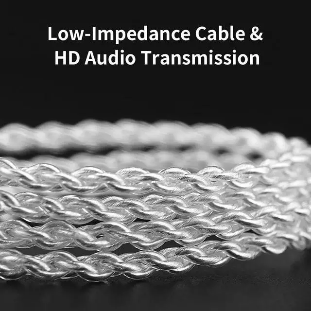 Alt view image 4 of 5 - QKZ TC100 in Ear Monitor Cable,Type-C Plug with Microphone IEM Cable, Replacement Earphone Cable with 0.78mm 2Pin Connectors, Earphone Extension Cords 2pin 0.75mm  Black