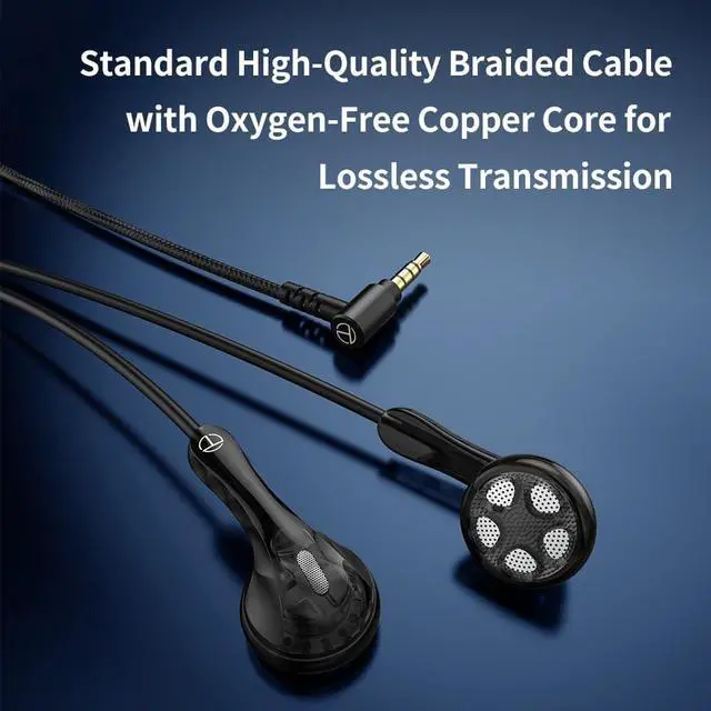 Alt view image 6 of 6 - TRN HiFi Flat IEM Earphones,14.2mm Large Dynamic Driver Unit in Ear Monitor Headphones,Inears iems for Gaming,Ear Buds Wired Type C-with mic Black
