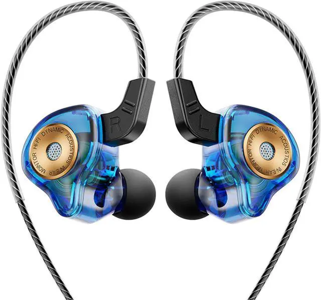 Main image of Dynamic Priver in Ear Monitor Earphones,IEM Earbuds with Microphone,3.5mm Headphones,Ear Buds Wired,iems for Gaming